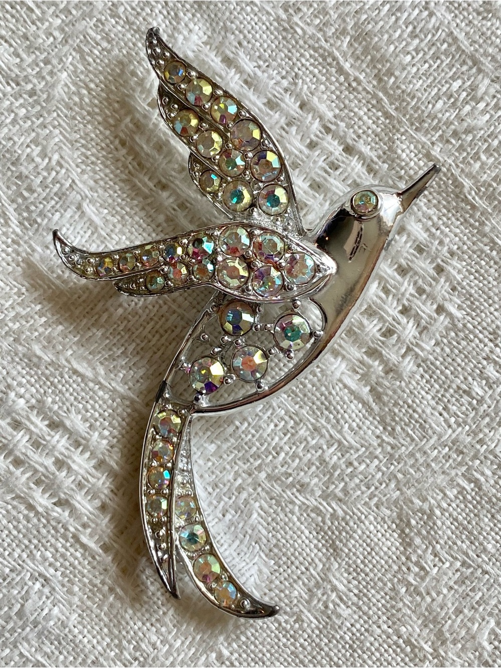 Vintage BIRD OF PARADISE BROOCH